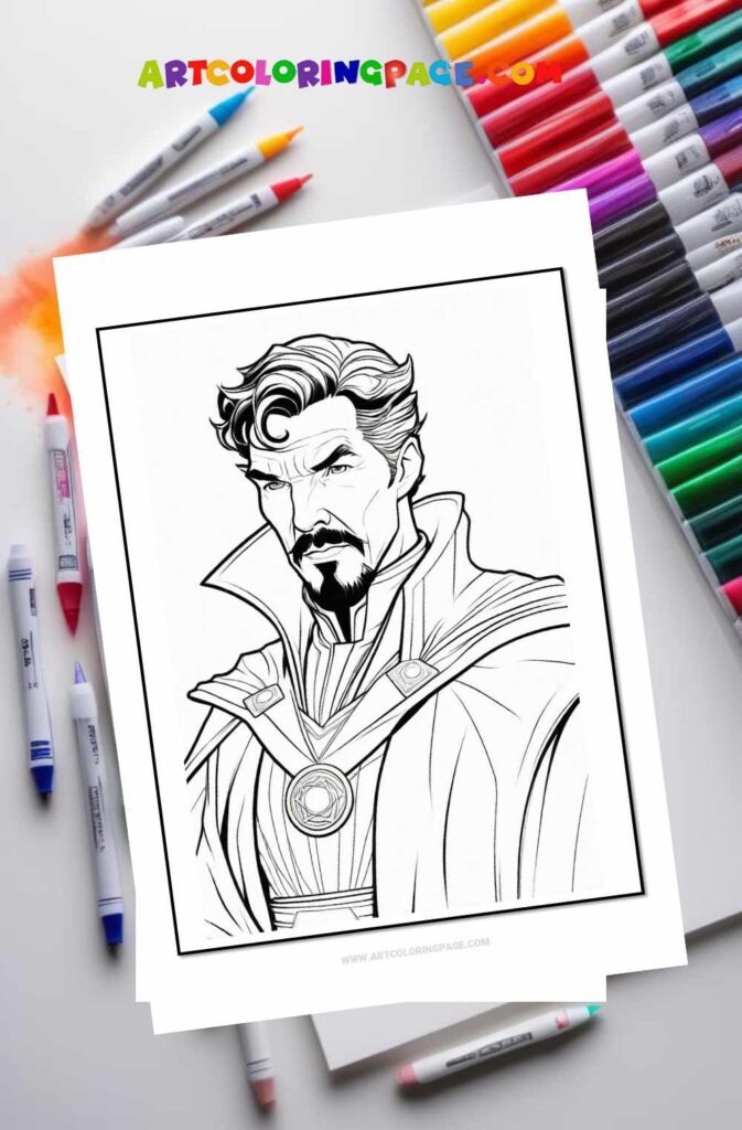 Doctor Strange Coloring Pages_1