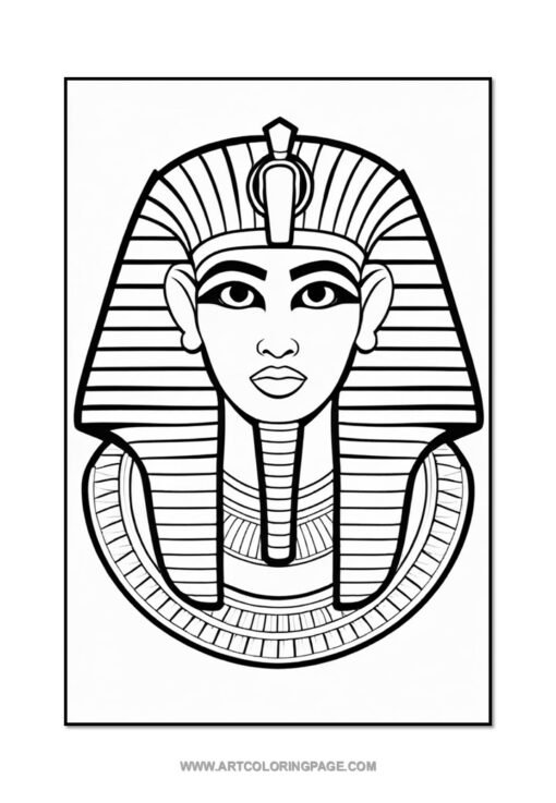 Embark on a Timeless Adventure with Ancient Egypt Coloring Pages Vol: 3! - Image 2