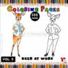 Explore the Forest with Deer Coloring for Kids Vol 5!