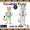 Explore the Wild with Lynx Coloring Page Vol 2!