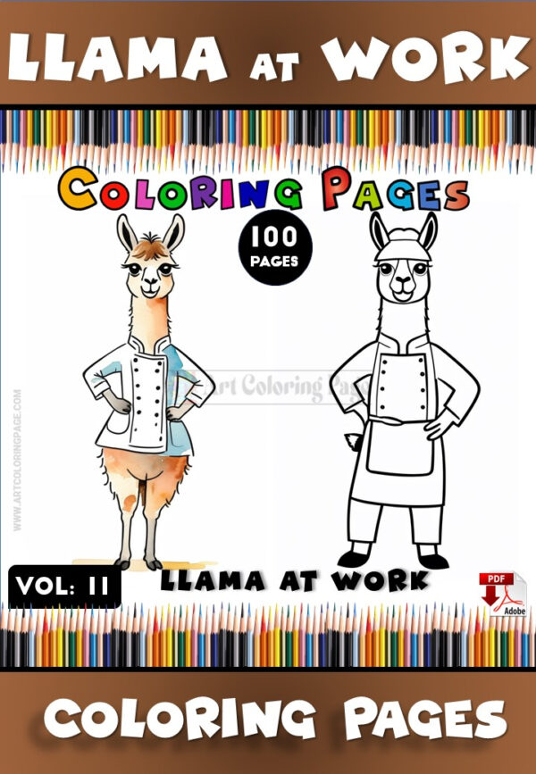 Get ready to fall in love with Llama Coloring Pages Printable Vol 11, the latest addition to this beloved series! This instant PDF download offers 100 pages of fresh and delightful designs, featuring adorable llamas, whimsical patterns, and playful scenes that will ignite your creativity. Perfect for children and adults, these printable pages are designed to help you relax, improve focus, and spark joy. The A4 print size (8.27 x 11.69 inches) ensures plenty of space for your artistic expressions, making it ideal for both beginners and experienced colorists. Whether you're looking for a fun family activity or a solo creative escape, this coloring book has something for everyone!