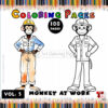 Go Bananas with Monkey Coloring for Kids Vol: 3!