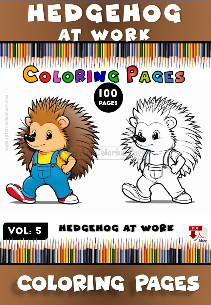 Hedgehog Colors Vol 5 – Hedgehog at Work