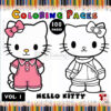 Step into the World of Hello Kitty with Hello Kitty Coloring Pages Vol: 1