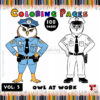 Hoot into Creativity with Owl Coloring Page Vol: 3!