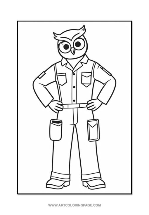 Hoot into Creativity with Owl Coloring Pages Vol: 1! - Image 5