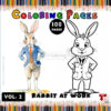 Hop into Fun with Bunny Rabbit Coloring Pages Vol 2!