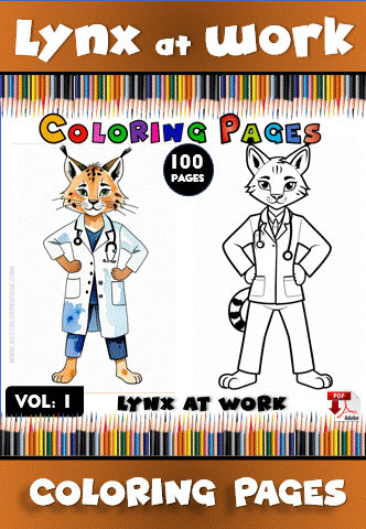Discover the Magic of Lynx Coloring Book for Kids Vol: 1 - Image 2