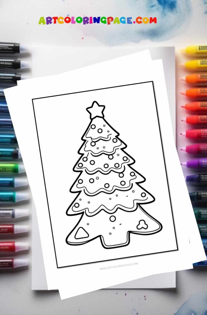 Christmas Tree Coloring Pages Collections