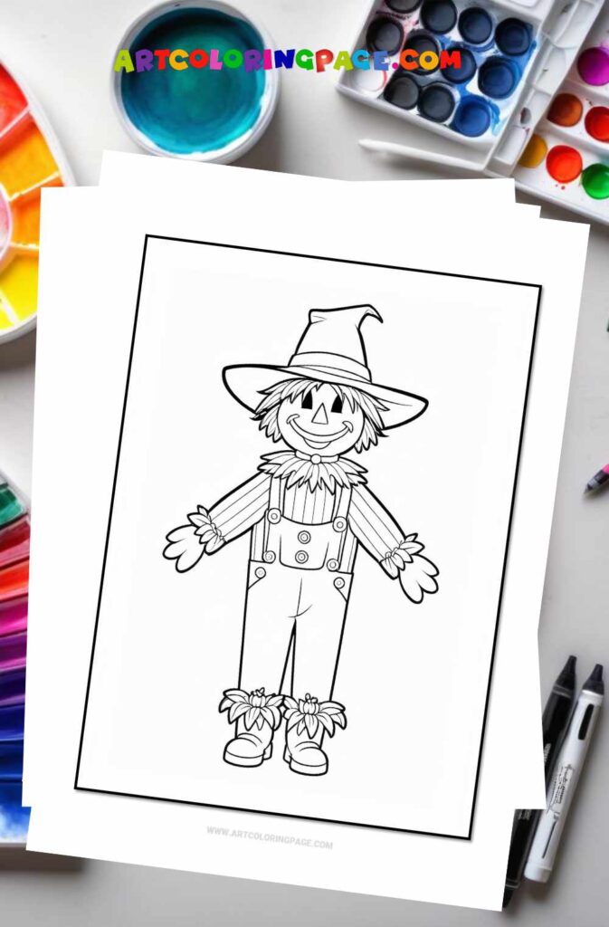 Scarecrow Coloring Page Collections for All Ages