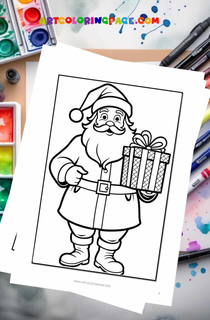 Santa Claus Coloring Pages Collection