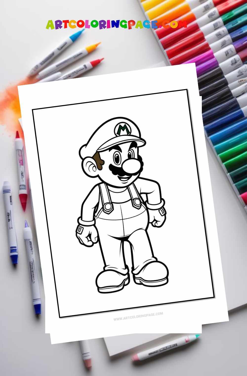 Super Mario Coloring Pages Collections for All Ages