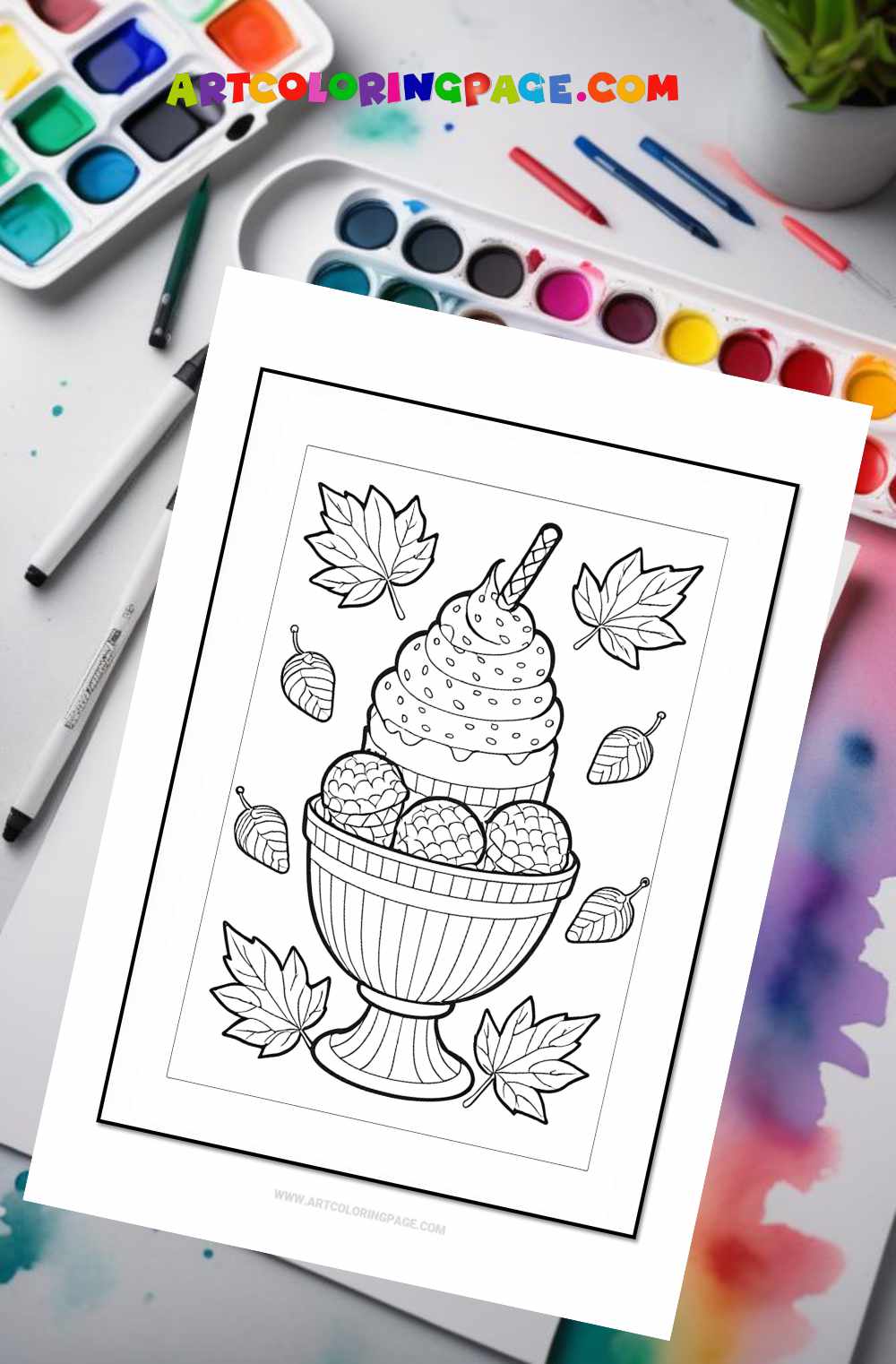 Delight in the Joy of Coloring with Ice Cream Collections