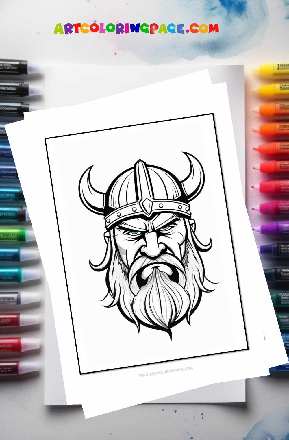 Viking Coloring Book Collections for All Ages