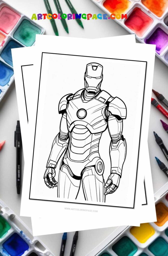 Iron Man Coloring Pages Collections for All Ages