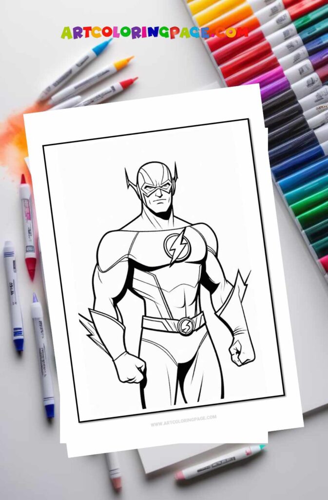 The Flash Coloring Page Collection for All Ages