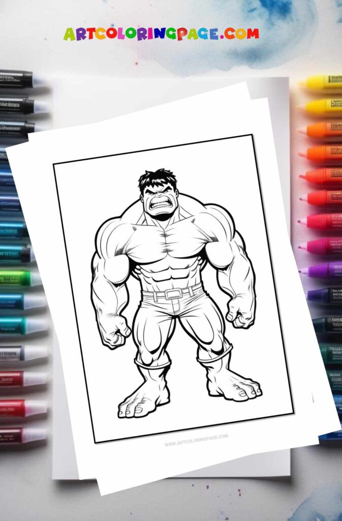 Hulk Coloring Pages Collections for All Ages