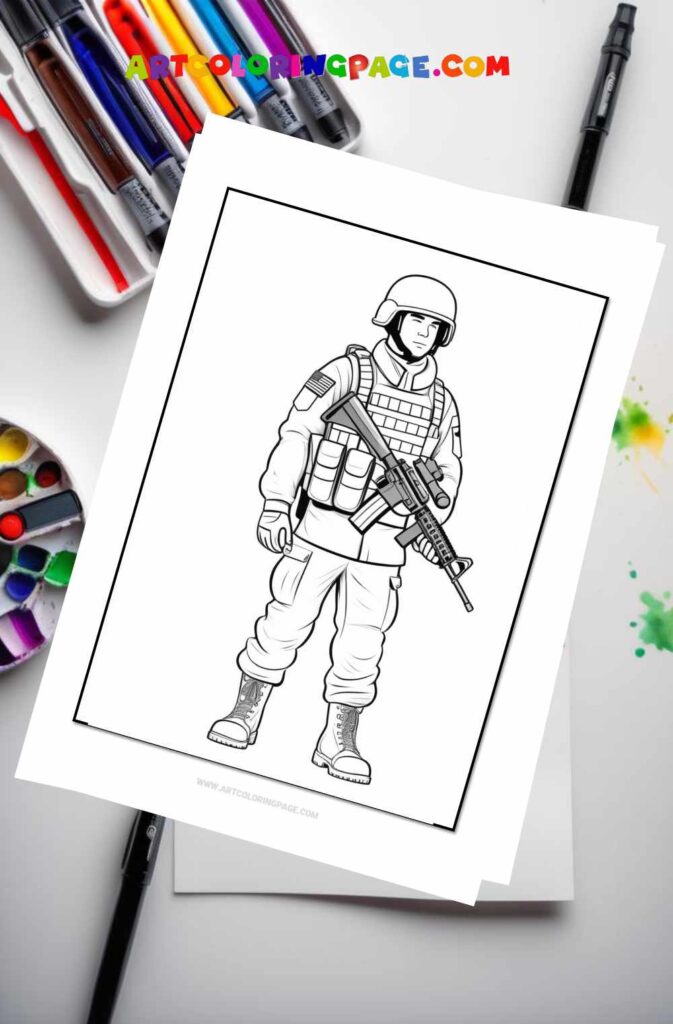 Soldiers Coloring Pages Collections for All Ages
