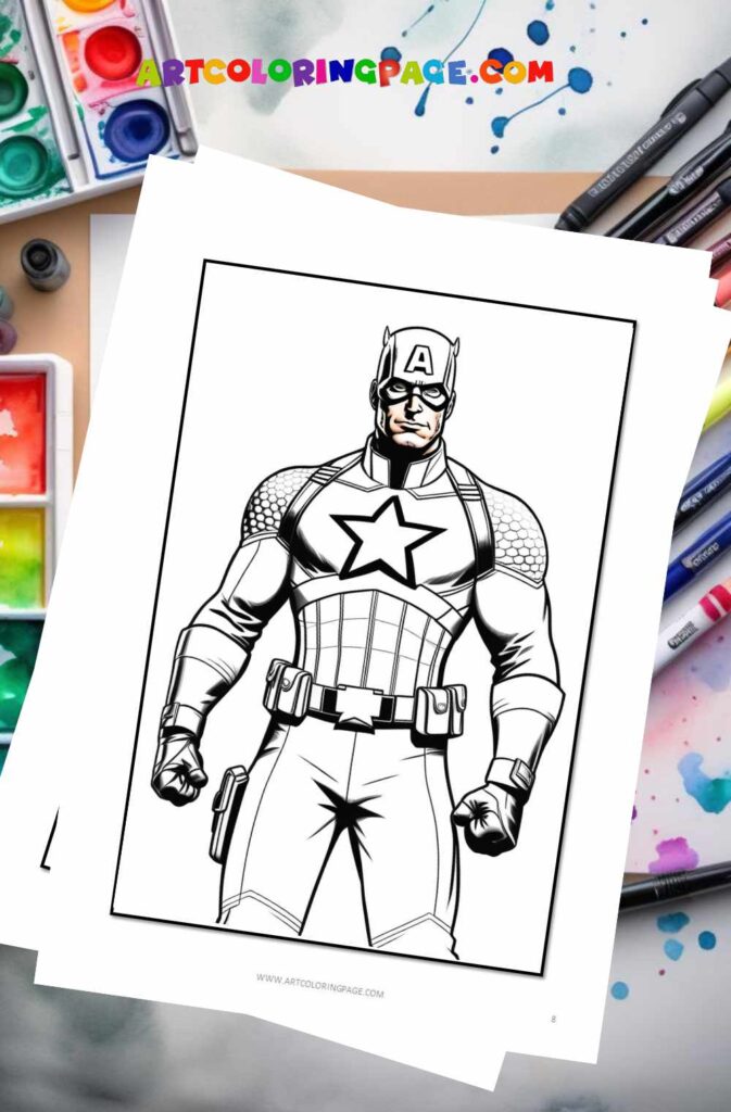 Captain America Coloring Pages Collections for All Ages
