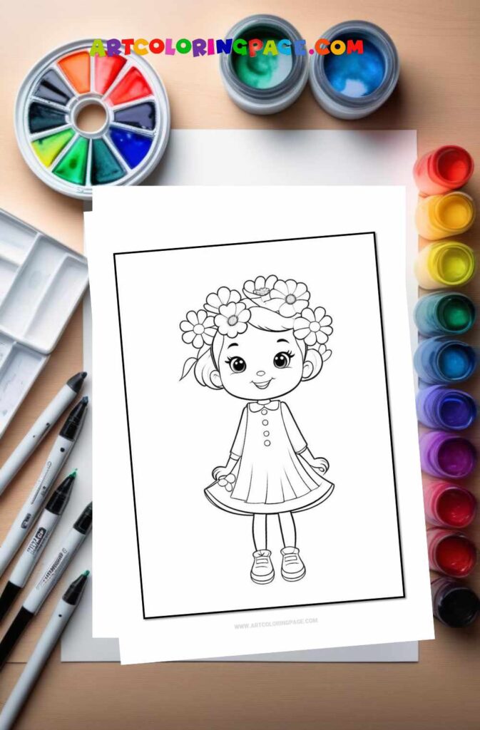 Girls Coloring Pages Collections for All Ages