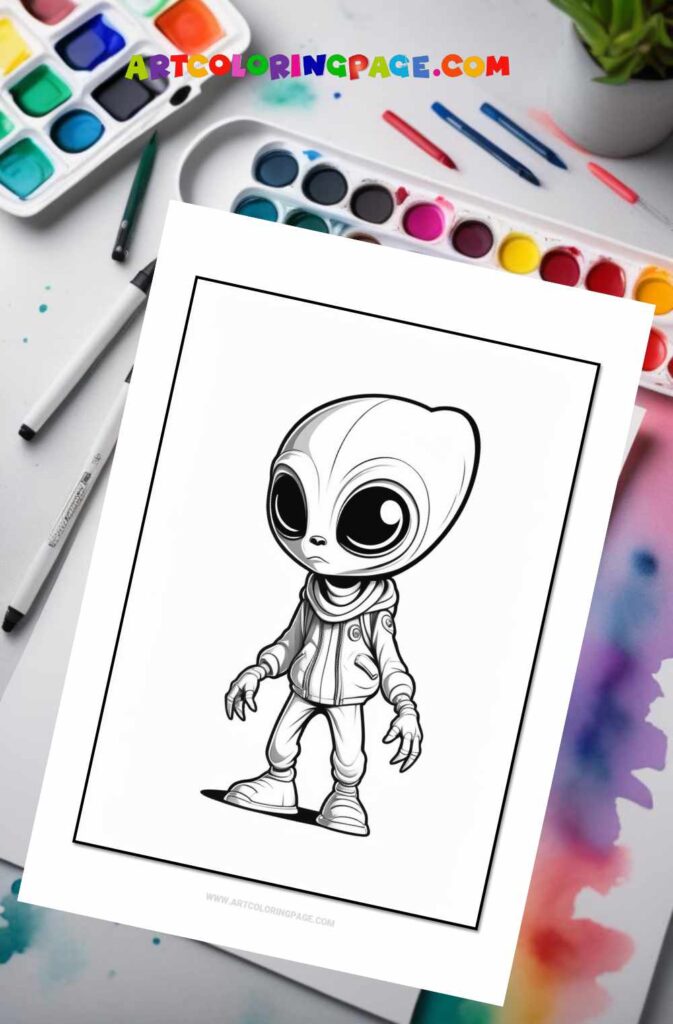 Aliens Coloring Pages Collection