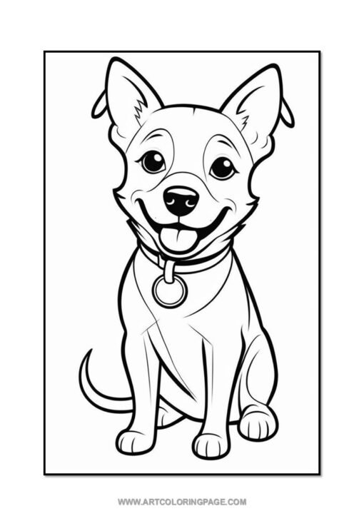 Pawsome Fun with Dog Coloring Pages Vol: 1! - Image 4