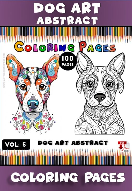 Pawsome Fun with Dog Coloring Book Vol: 5!