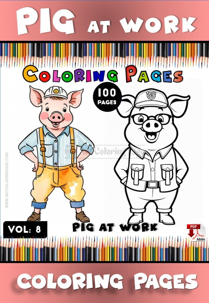 Peppa Pig Coloring Pages for Kids Vol 8 Fun and Learning Combined