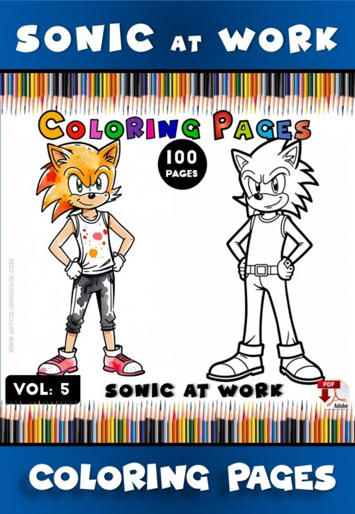 Prickle into Fun with Hedgehog Coloring Page for Kids Vol 5!