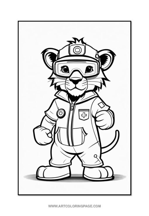 Roar into Creativity with Printable Lion Coloring Pages Vol: 7! - Image 3