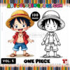 Set Sail for Fun with One Piece Colored for Kids Vol 5!