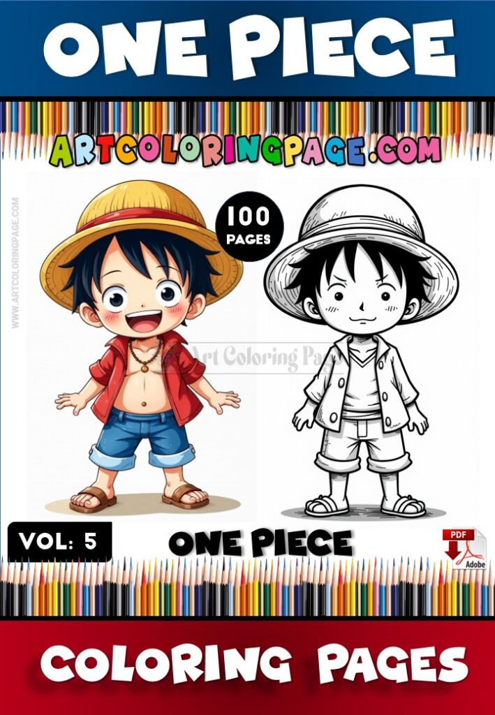 Set Sail for Fun with One Piece Colored for Kids Vol 5!
