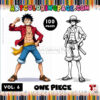 Set Sail on a Colorful Journey with One Piece Colored Pages Vol. 6!