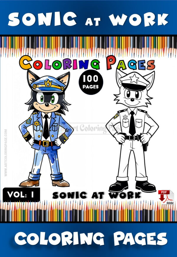 Speed into Fun with Sonic the Hedgehog Coloring Pages Vol 1!