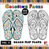 Step Into Summer Fun with Coloring Pages Flip Flops Vol 5!