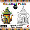 Step into a Whimsical World with Teapot Fairy Coloring Book Vol 5
