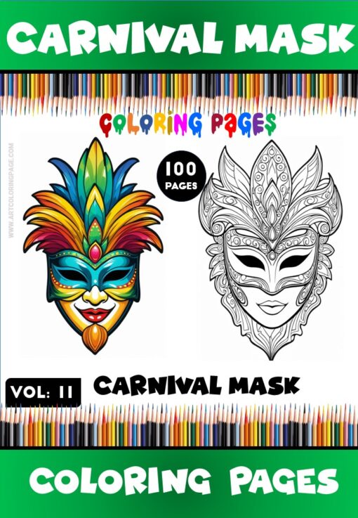 Step into the Fun with Carnival Coloring Sheets Vol 11!Diapositive1