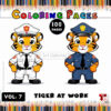 Tiger Colors for Kids Vol 7 A Roaring Adventure in Creativity