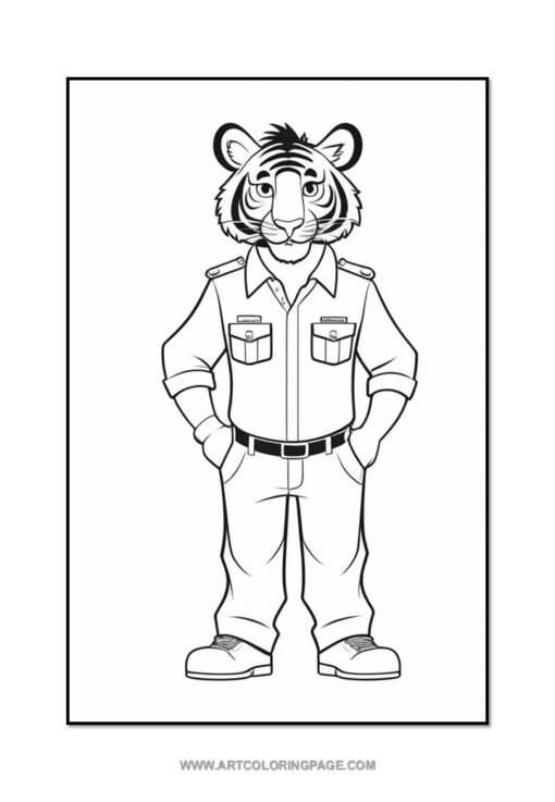 Tiger Colors for Kids Vol 7: A Roaring Adventure in Creativity - Image 5