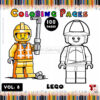 Unleash Your Creativity with LEGO Colouring Pages Vol: 8!