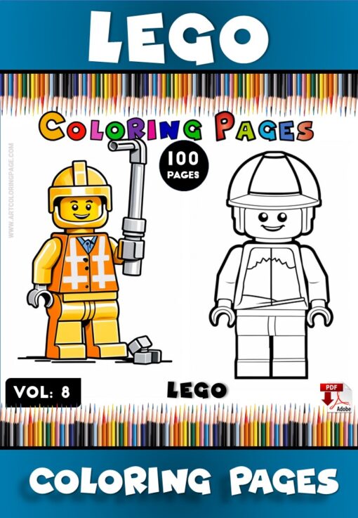 Unleash Your Creativity with LEGO Colouring Pages Vol: 8!