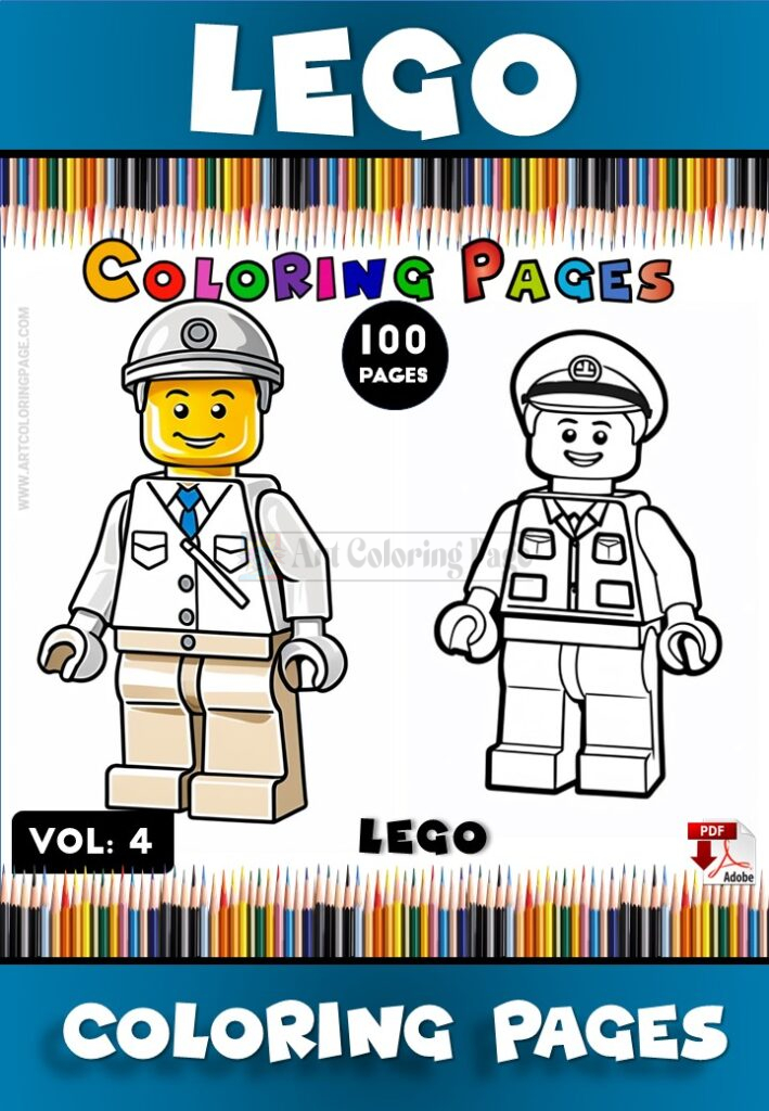 Unleash Your Imagination with Coloring LEGO Pages Vol: 4!