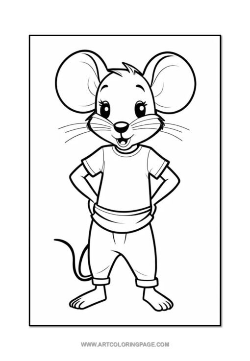 Unleash the Magic with Mickey Mouse Coloring Sheet Vol: 7! - Image 5