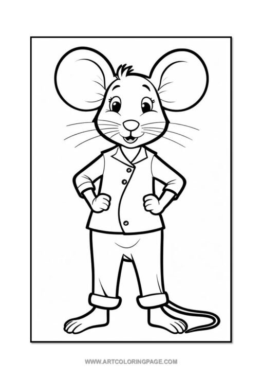 Unleash the Magic with Mickey Mouse Coloring Sheet Vol: 7! - Image 4