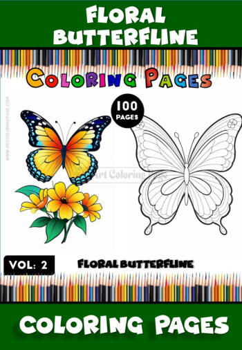 Butterfly Coloring Sheet Vol2 – Let Your Creativity Take Flight