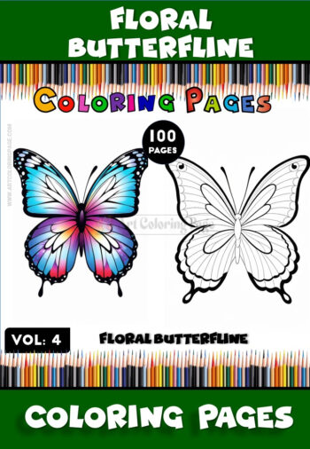 Butterfly Coloring for Kids Vol. 4 – Fun and Creativity for Little ArtistsDiapositive1