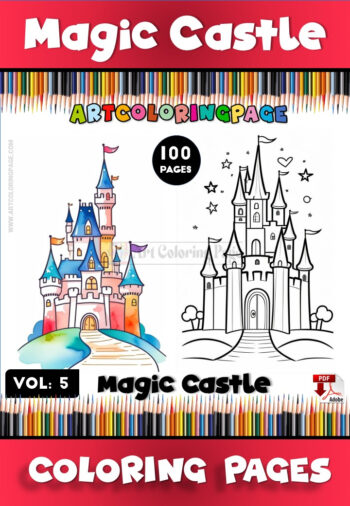 Castle Color Pages Vol. 5 – Bring Magical Castles to Life