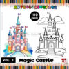 Castle Coloring Pages Vol. 2 – Explore a World of Fantasy and Creativity