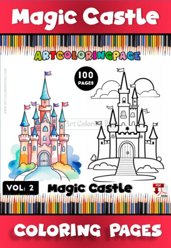 Castle Coloring Pages Vol. 2 – Explore a World of Fantasy and Creativity