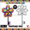Color Key Coloring Pages Vol. 4 – Unlock Your Creativity